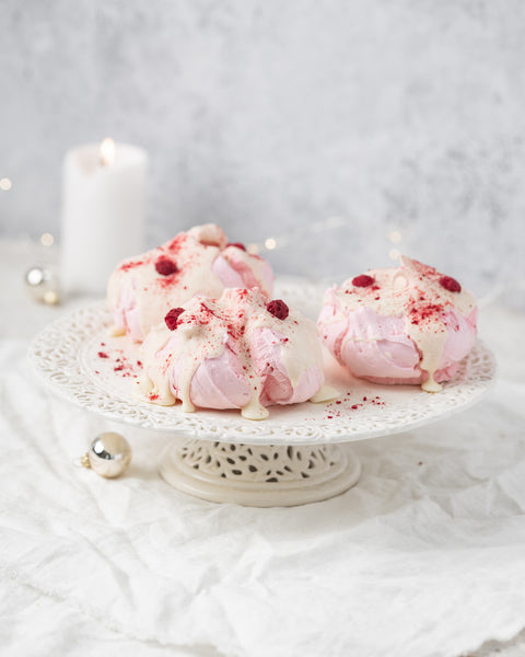 Raspberry White Chocolate Meringue
