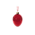 Glass Red Egg Hanging