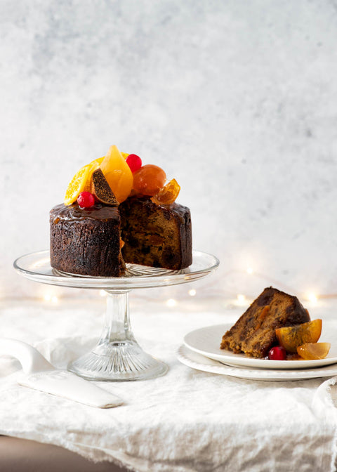 Christmas Cake (GF) with Candied Fruit