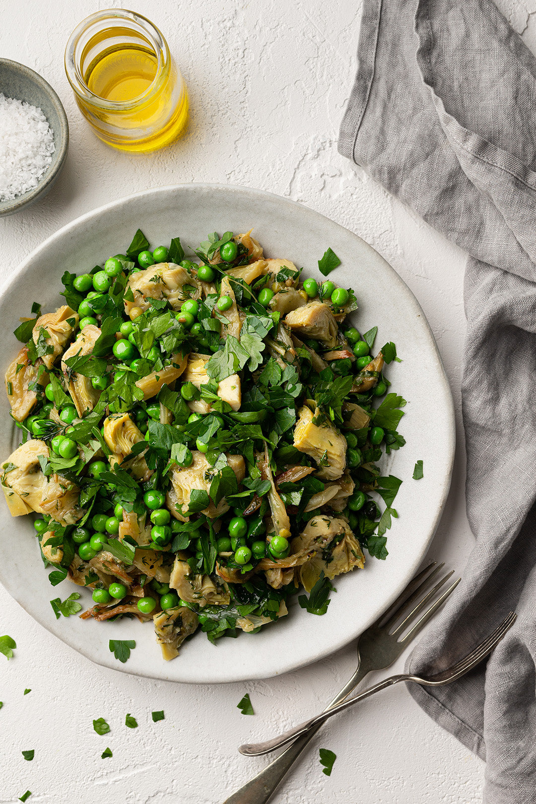 Fennel, Pea & Artichoke Salad